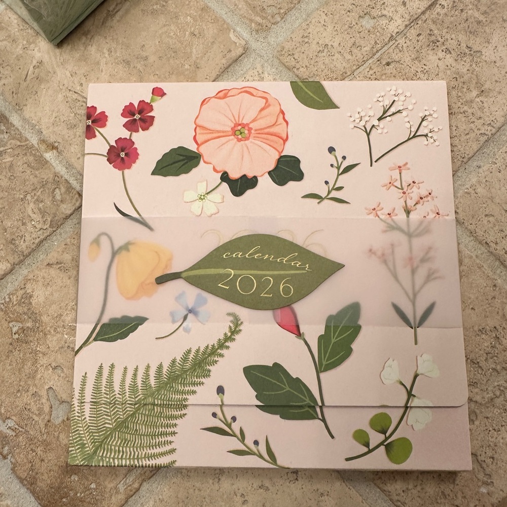 Karen Adams Floral 2026 Calendar Refill